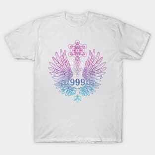 Angel Number 999 Sacred Geometry T-Shirt